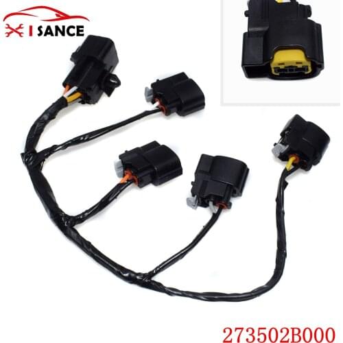 ISANCE New Ignition Coil Wire Harness 273502B000 for Hyundai Veloster Kia Rio 1.6L 1591CC 97Cu. In. l4 GAS 2010-2014