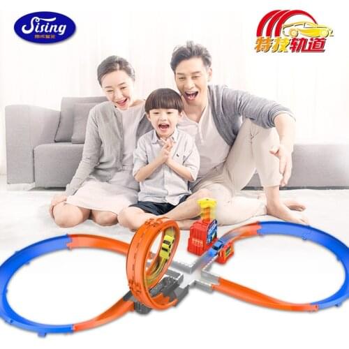 Hotwheels Hot Railway Magic Track Toy Flexible Racing Car Childrens Toys For Gift Racing Rail Car Controlled Car