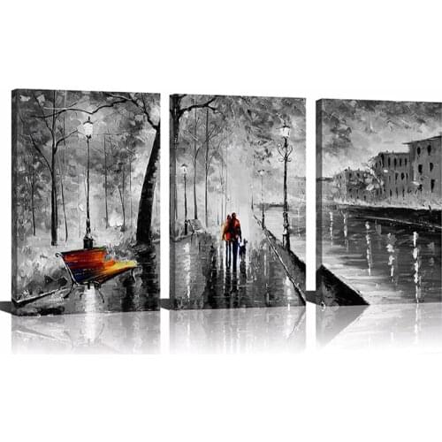 3 Piece Abstract Modern City Street Landscape Full Square Round Drill 5D Diy Diamond Painting Embroidery Cross Stitch KitZP-3864