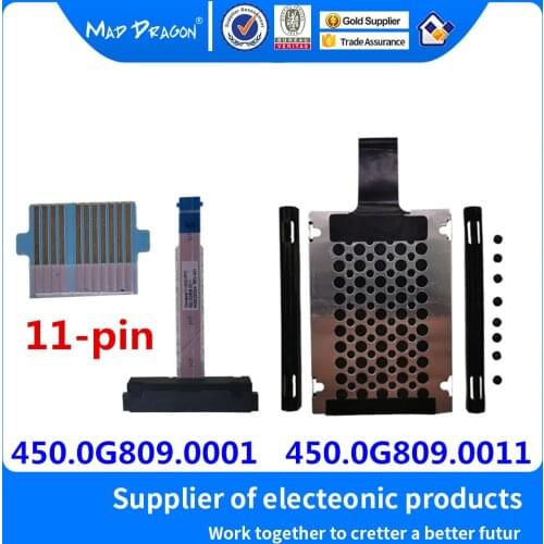 NEW original laptop Hard Disk Connector Cable SATA SSD HDD Cable Caddy bracket For HP Okinawa17 450.0G809.0001 450.0G809.0011