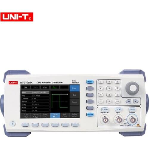 UNI-T UTG1005A Single Channel Function/Arbitrary Waveform Generator 5MHz 125MS/s Sampling Rate 14bits Vertical Resolution