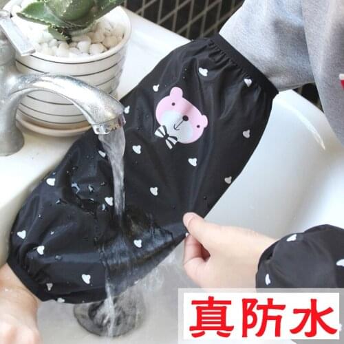 Autumn and winter long waterproof sleeves female office anti-fouling sleeves adult male students children painting