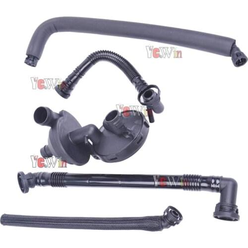 PCV Crank Case Ventilation Oil Separator Hoses for BMW E46, E39, E60-5 Piece Value Kit - 320i, 323i, 325, 325i, 325ci, 328i