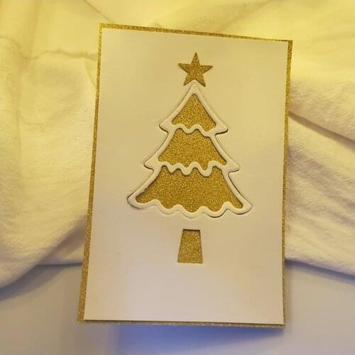 Christmas Tree Cutting Dies for DIY Scrapbooking Album Cardmaking Decorative Embossing Making Greeting Card Paper Craft