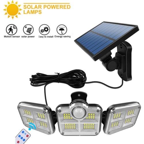 138 led seperable remote Solar Lamp Solar Garden Lights motion sensor Outdoor Square Fairy Lights Party Balcony security Lightin