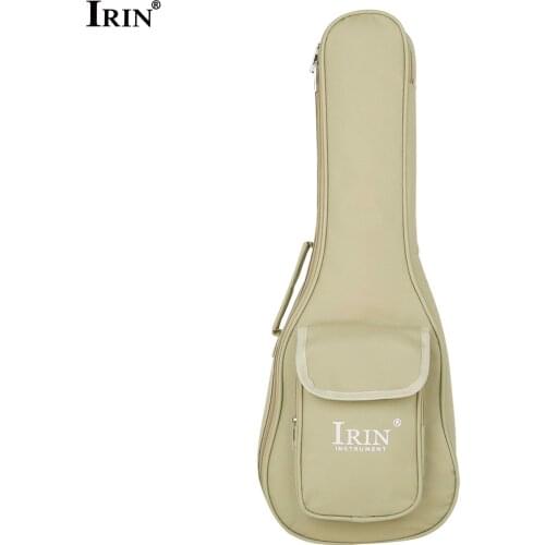 IRIN Ukulele Shoulders Bag Thickened Cotton Bag Waterproof Bag Padded Backpack for 24 Inch Ukulele Small Guitar