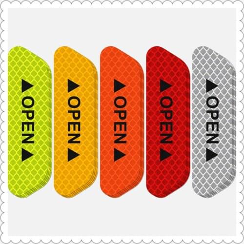 Car OPEN Reflective Tape Warning Mark Notice Bicycle for BMW 6-series 1 E81 F12 F13 M6 1M F20 F21 E91 E92 E88