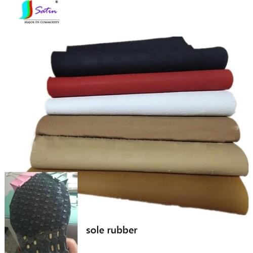 Thickness 2MM Black,Red,White,Yellow,Khaki,Brown Thickening Non-slip Lines Veins DIY Handmade Repair Shoe Material Rubber A0359F