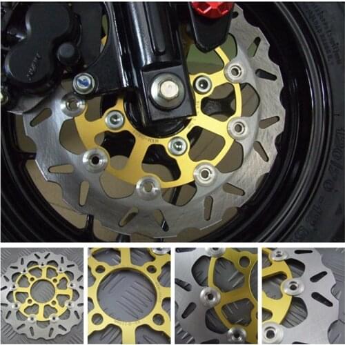 Motorcycle Brake Disks For HONDA GROM MSX125 MSX125SF 220mm Floating Front Brake Disc Rotor