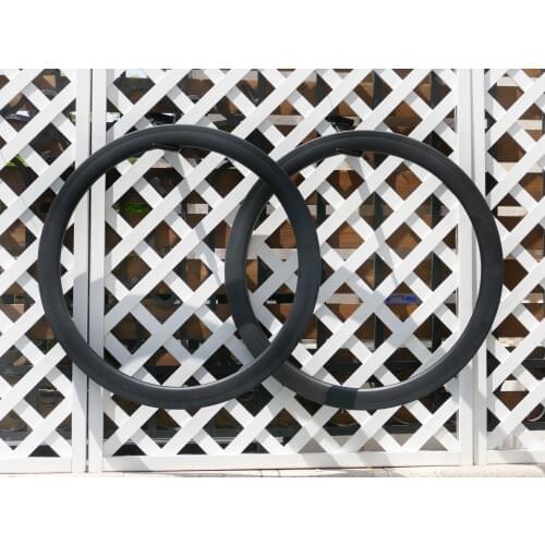 Ultra Light Wheel Rims 50mm Full Carbon Road Cyclocross Bike Bicycle Clincher Wheel Rim For Disc Brake Clincher Rim Width 25mm