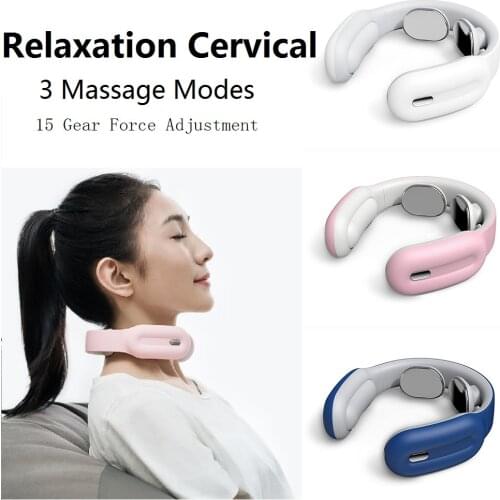 Smart Adjustable Electric Neck And Shoulder Massager Pain Relief Tool Health Care Relaxation Cervical Vertebra Physiotherapy