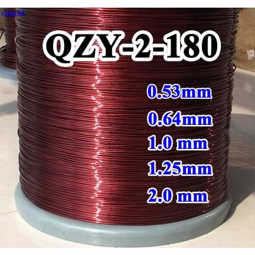 1.25mm 2.0mm 1.0mm 0.64mm 0.53mm QZY high temperature enameled wire polyester imide enamelled round copper wire QZY-2-180