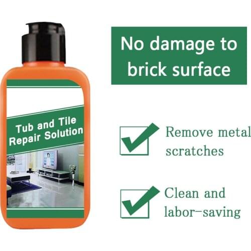 100ml Ceramic Kitchen Stain Cleaner Bathroom Tub Accessories Floor Refinishing Spray Liquid Practical Tile Scratch Repair Agent