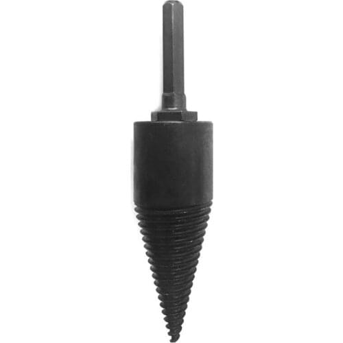 14.5x3.8cm Firewood Machine Drill Wood Cone Reamer Punch Driver Drill Bit Split