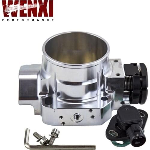 70MM Silver Throttle Body +TPS Throttle Body Position Sensor For 90-01 ACURA INTEGRA DA DB DC2 B16 B18C