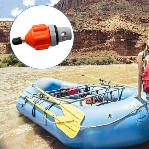 Inflatable Boat Air Valve Adaptor Dustproof Wear-resistant Rowing Boat Air Valve Adaptor Kayak Pump Adapter For SUP PVC Board