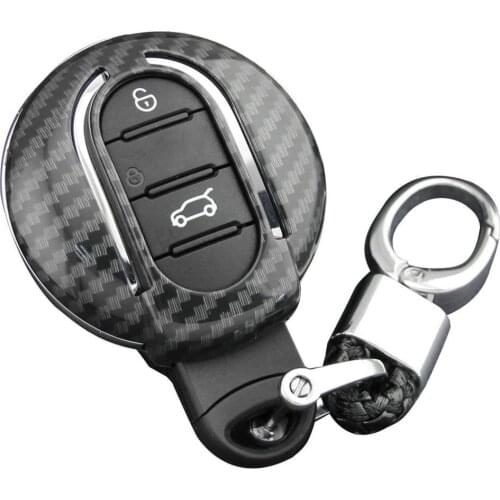 Key Case Fob Bag Holder ABS Hard Shell Cover Parts Fit For Mini Hatch 3 5 For Mini Convertible Countryman Clubman