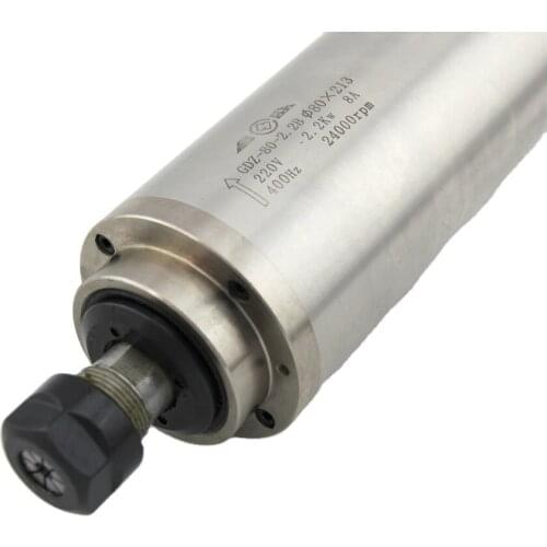 GDZ80-2.2B 80mm 2200W ER20 400HZ Water Cooling Machine tool spindle motor for CNC machine