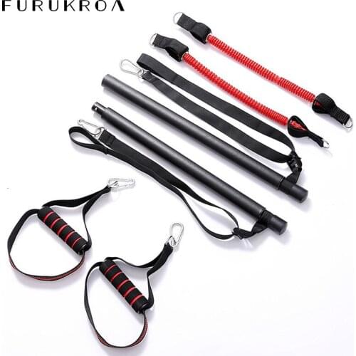 Fitness Stick Muscle Tension Bar Yoga Elastic Bands Gym Equipment Exercise Gym Weight Loss Pull Ropes Strength Training X111B