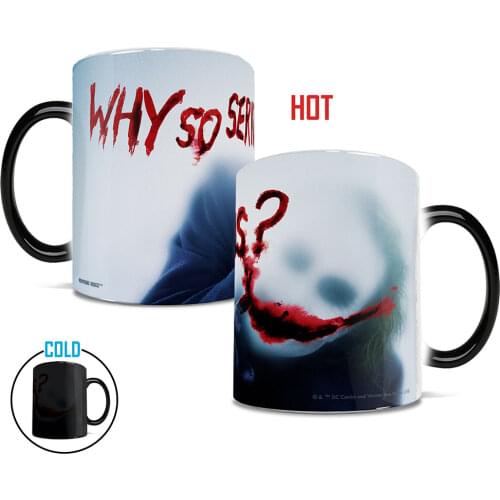 Joker The Dark Knight Mugs 350ml Creative Color Changed Ceramic Drinkware Mug Tea Milk Cups Friend Gift Mugs