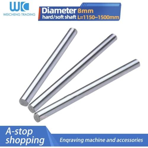 Linear shaft CNC Diameter 8mm-1050mm 1100mm 1150mm 1200mm 1250mm 1300mm 1350-1500mm chromed linear rail round rod for 3d printer