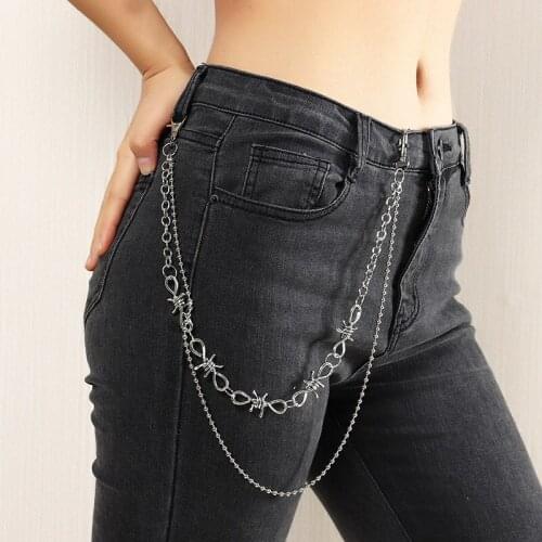 Fashion Resin Heart Mushroom Bear Belt Waist Chain for Women Jeans Skirt Pendants Jewelry Gift