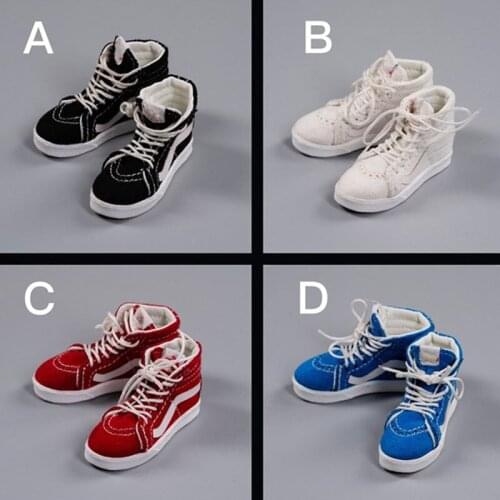 Shoe Kings SK008 1/6 scale Male classic canvas casual sneakers For Action Figure Body DIY Accessories