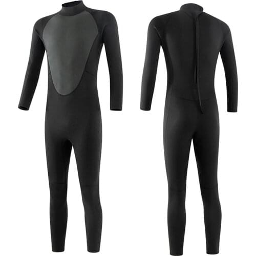 Full-body Men 3mm Neoprene Wetsuit Surfing Swimming Diving Suit Triathlon Wet Suit for Cold Water Scuba Snorkeling Spearfishing