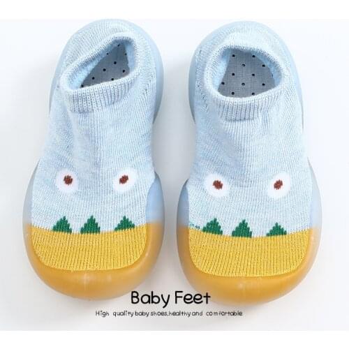 New Baby Boys Girls Toddler Non-slip Indoor Floor Anti-slip Slippers Babys Outdoor Breathable Cotton Cute Soft Sock Shoes