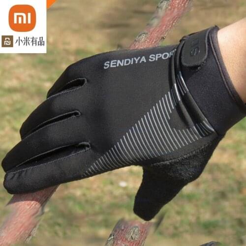 Xiaomi Outdoor Bicycle Cycling Gloves Men Full Finger Touchscreen MTB Bike Gloves Women Breathable Mittens Fishing Riding Glove