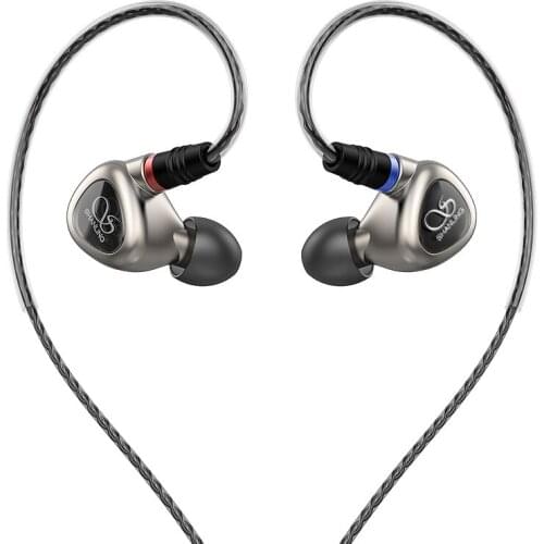 Shanling ME80 In Ear Earphone 10mm Dynamic Driver Headset Hi-Res Audio Earbuds HiFi Earphone with MMCX Connector