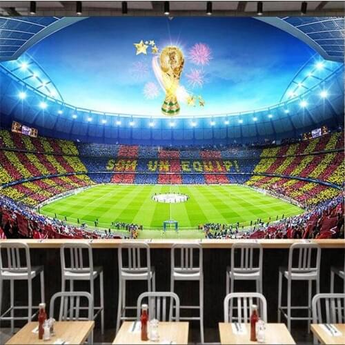 Famous Football Club Stadium 3D Photo Wallpaper World Cup Scene Reproduction Mural Industrial Decor Background Wall Paper 3D