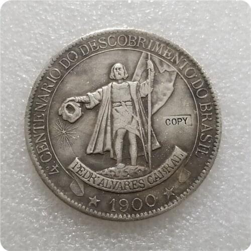 1900 Brazil 4000 Reis COPY