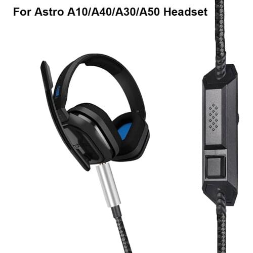 Audio Extend Cable 3.5mm Jack Gaming Headset Extension Cord Mute Volume Control With Microphone For Astro A10/A40/A30/A50