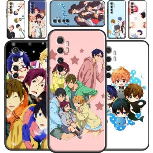 Free Iwatobi Swim club Case For POCO M3 Pro F3 POCO X3 Pro Cover For Xiaomi Mi 11 Ultra 9T 10T Pro Note 10 Lite