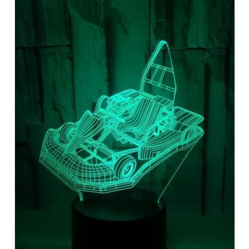 Source Kart Colorful 3d Lamp Gift Custom 3d Small Night Light Touch Remote Led Usb Kids Lamp Luminaria De Mesa