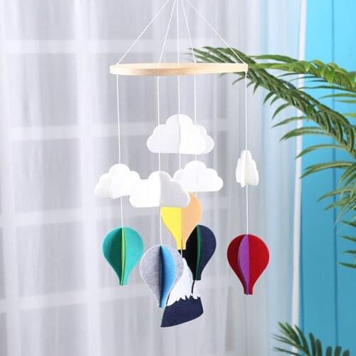 Felt Wind Chime Pendant Baby Bed Plush Infant Ornament Felt Wind Chime Hanging Decorations Toys Children Room Nursery Decor