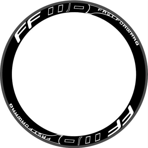 FFWD Outline Wheel Stickers Rims Decals Waterproof Sticker Reflective For 35/40/45/50/55/60mm Bicycle Bike TWO WHEELS
