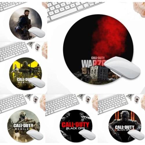 Call Of Duty Warzone gamer play mats Mousepad Game Office Work Round Mouse Mat pad Non-slip Laptop Cushion