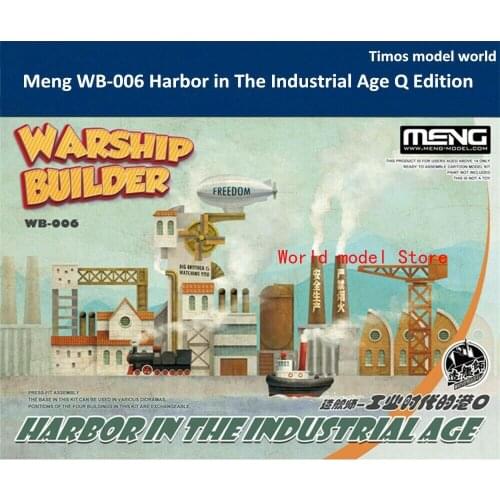 Meng WB-006 Harbor in The Industrial Age Q Edition Assembly Model Kit