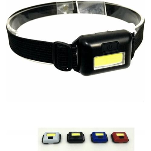 Mingray Mini waterproof Headlight Battery 3 mode COB 100 lumen LED camping headlight lightweight Head lamp ligh running fishing