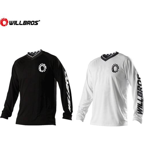 Willbros GP Midnight Motocross Motorbike Jersey Street Moto Riding Summer T-shirt Motorcycle Long Sleeve