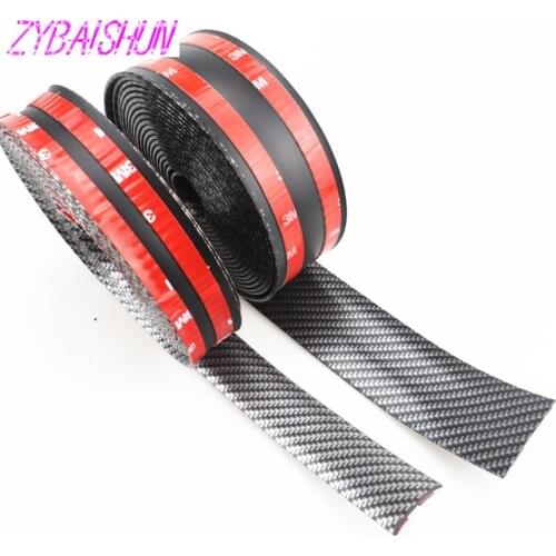 Stickers 5D carbon fiber rubber stowage sill protector Goods for Volvo S40 S60 S80 XC60 XC90 V40 V60 C30 XC70 V70