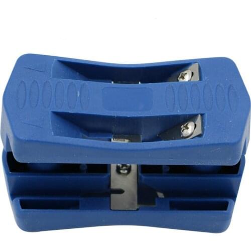 Edge Banding Machine Trimming Device Block Wood Double Edge Head Tail Trimmer for Carpenter PVC