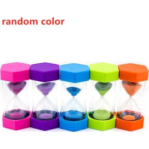 Desktop Sand Clock Timer 10/15/20/30/60 Minutes Childrens Striking Hourglass Timer Home Decoration