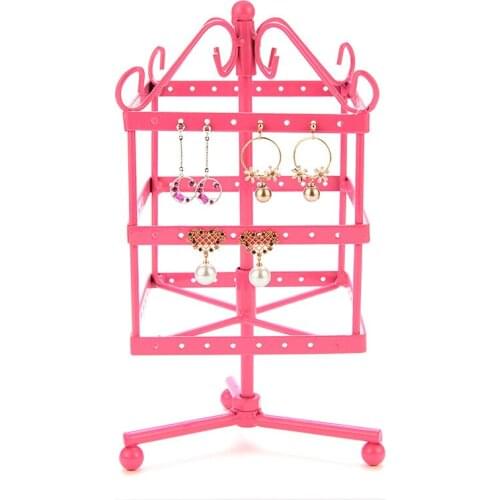Jewelry Display Stand Holder Earring display stand Jewelry Display Rack Storage Stand Metal Rotating Display Stand Holder