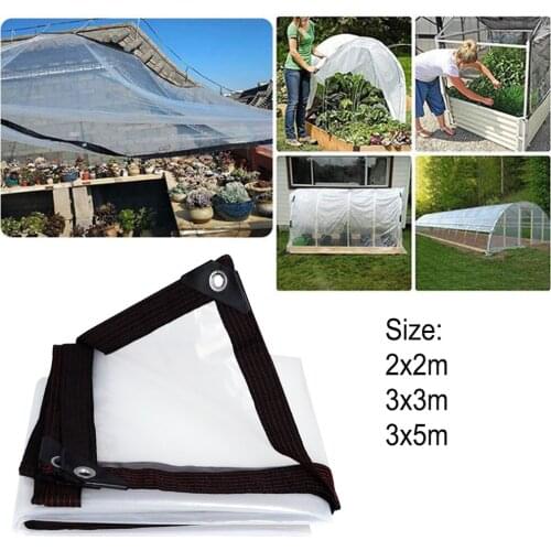 Bâche transparente imperméable PE, tissu de pluie, balcon jardin bonsaï plantes succulentes, couverture d'abri maintien de la