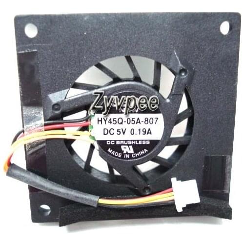 SEPA HY45Q-05A-807 45*08mm 5V 0.19A 4 wires 4 pins botebook laptop blower,cpu cooling fan