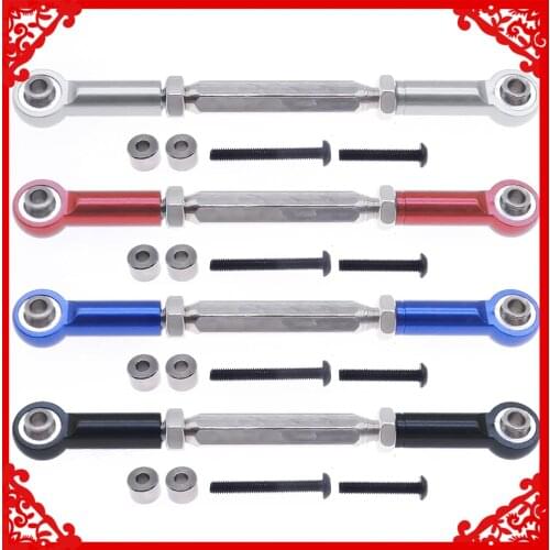 RCAWD 1pc alloy + #45 steel servo link linkage turnbuckle for 1-10 RGT 86100 86110 FTX5579 Outback Fury crawler part