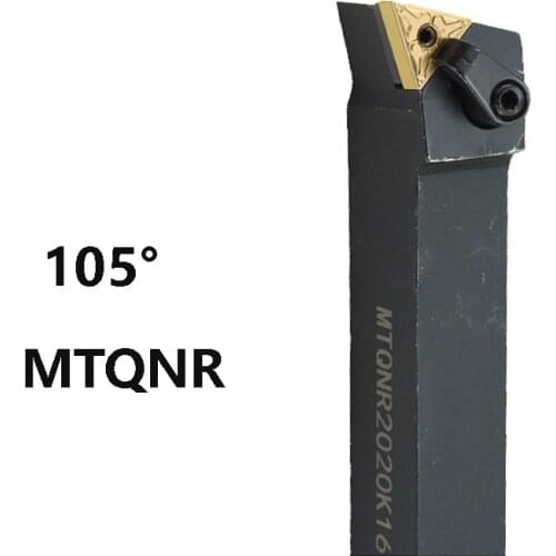 BEYOND 105° MTQNR MTQNL MTQNR1616H16 MTQNR2020K16 25x25 Carbide Inserts Shank Turning Tools Holder Lathe Cutter CNC Cutting